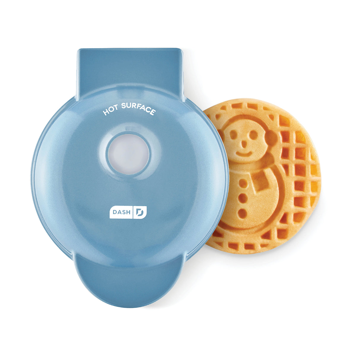 Ceramic Nonstick Snowman Mini Waffle Maker