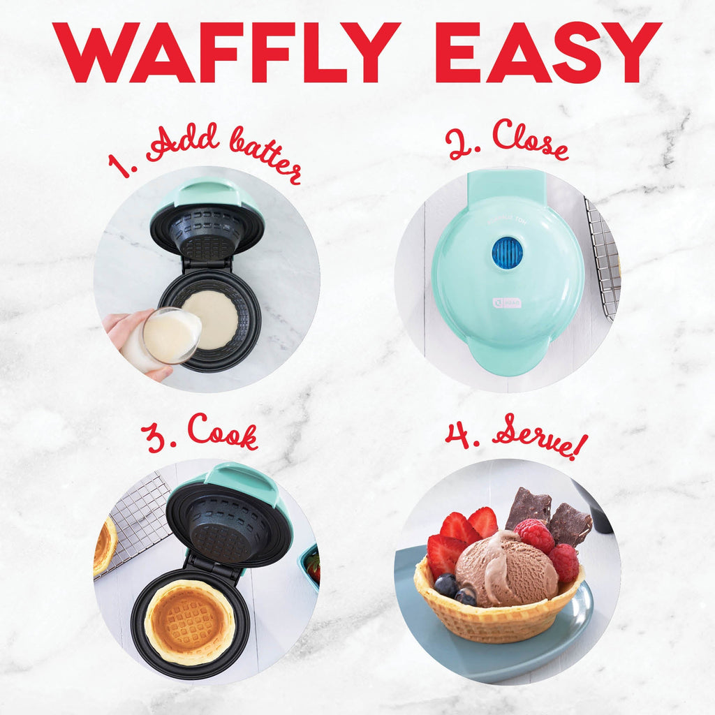 Mini Waffle Bowl Maker