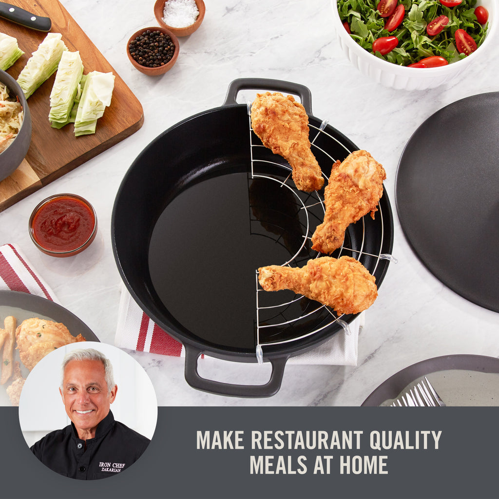 4.5 Qt. Nonstick Cast Iron Braiser